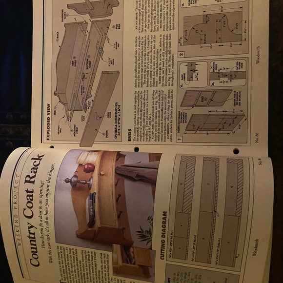 🎉5/$10🎉 Woodsmith magazine vol 15 number 86 April 1993 slant front desk - Picture 4 of 9